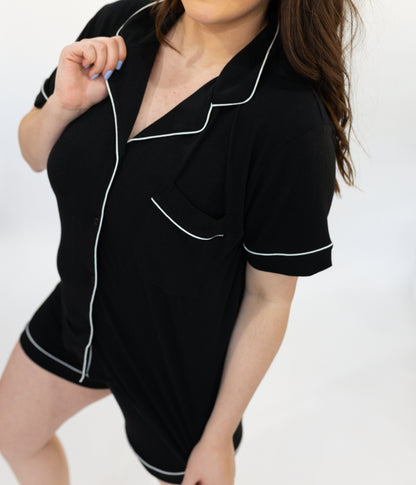 Julie Pajama Set | Black