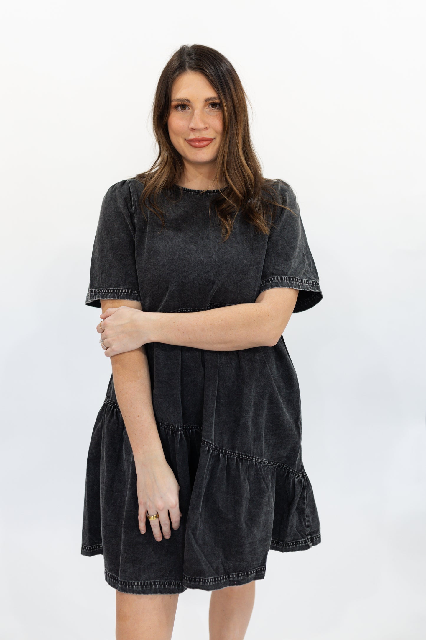 Black Denim Dress