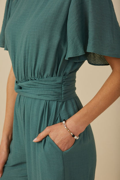 Teal Jumpsuit