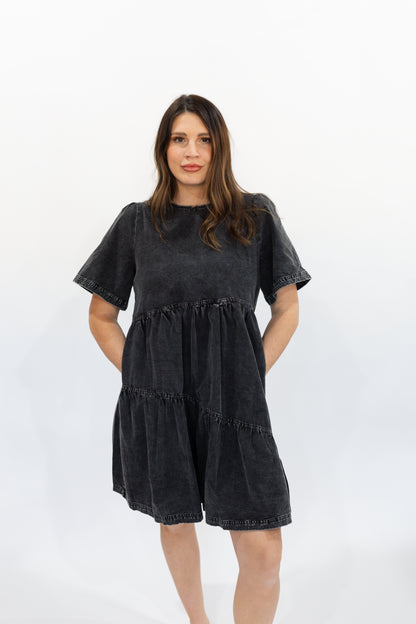 Black Denim Dress