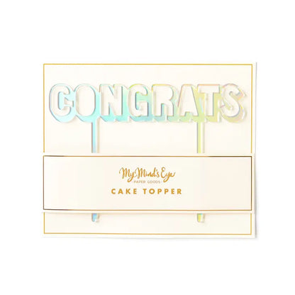 Congrats Holographic Topper