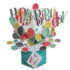 Balloon B-day Pop-Up Card