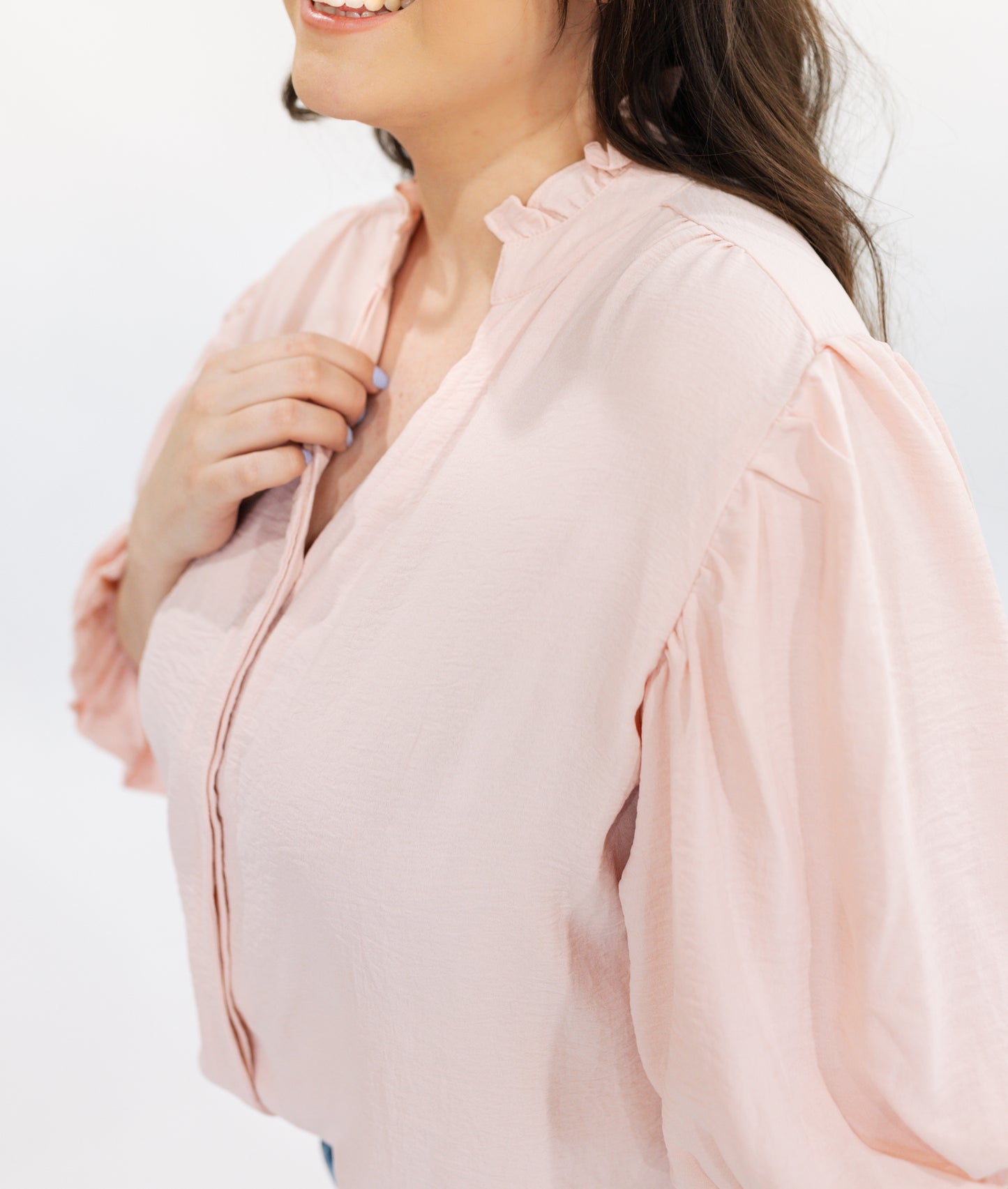 Khloe Blouse | Blush