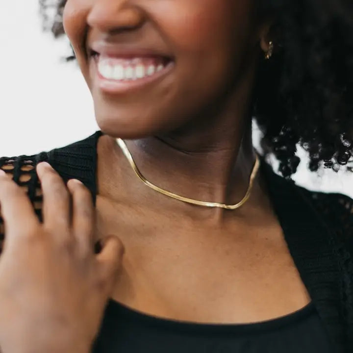 Herringbone Necklace | Waterproof