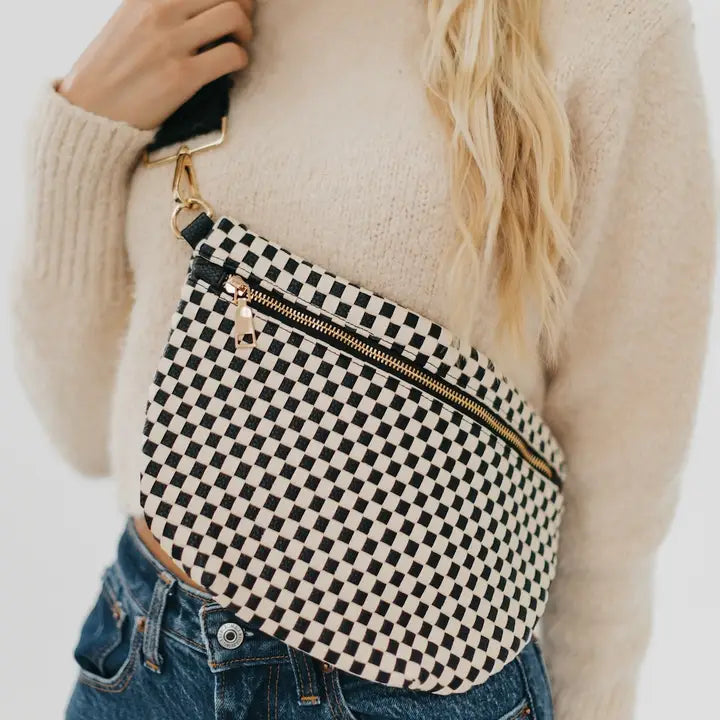 Bum Checkered Bag | Black