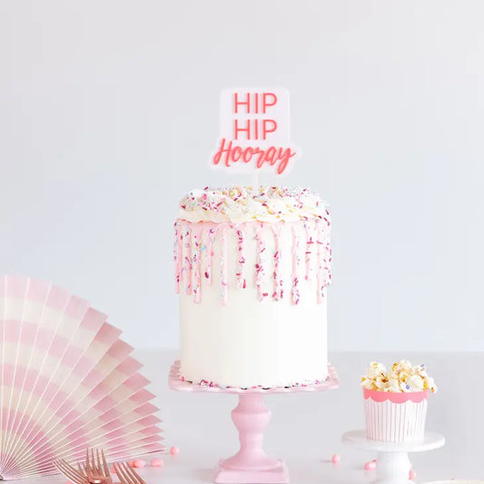 Hip Hooray Cake Topper