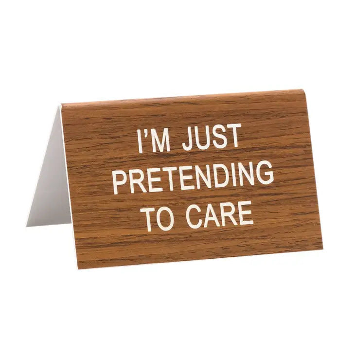 Pretending to Care