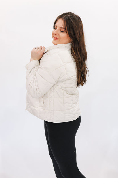 Cream Puffer Jacket