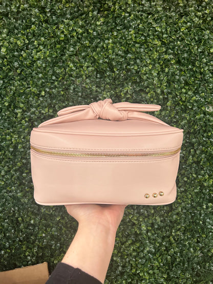 Madelyn Bow Makeup Bag | Blush