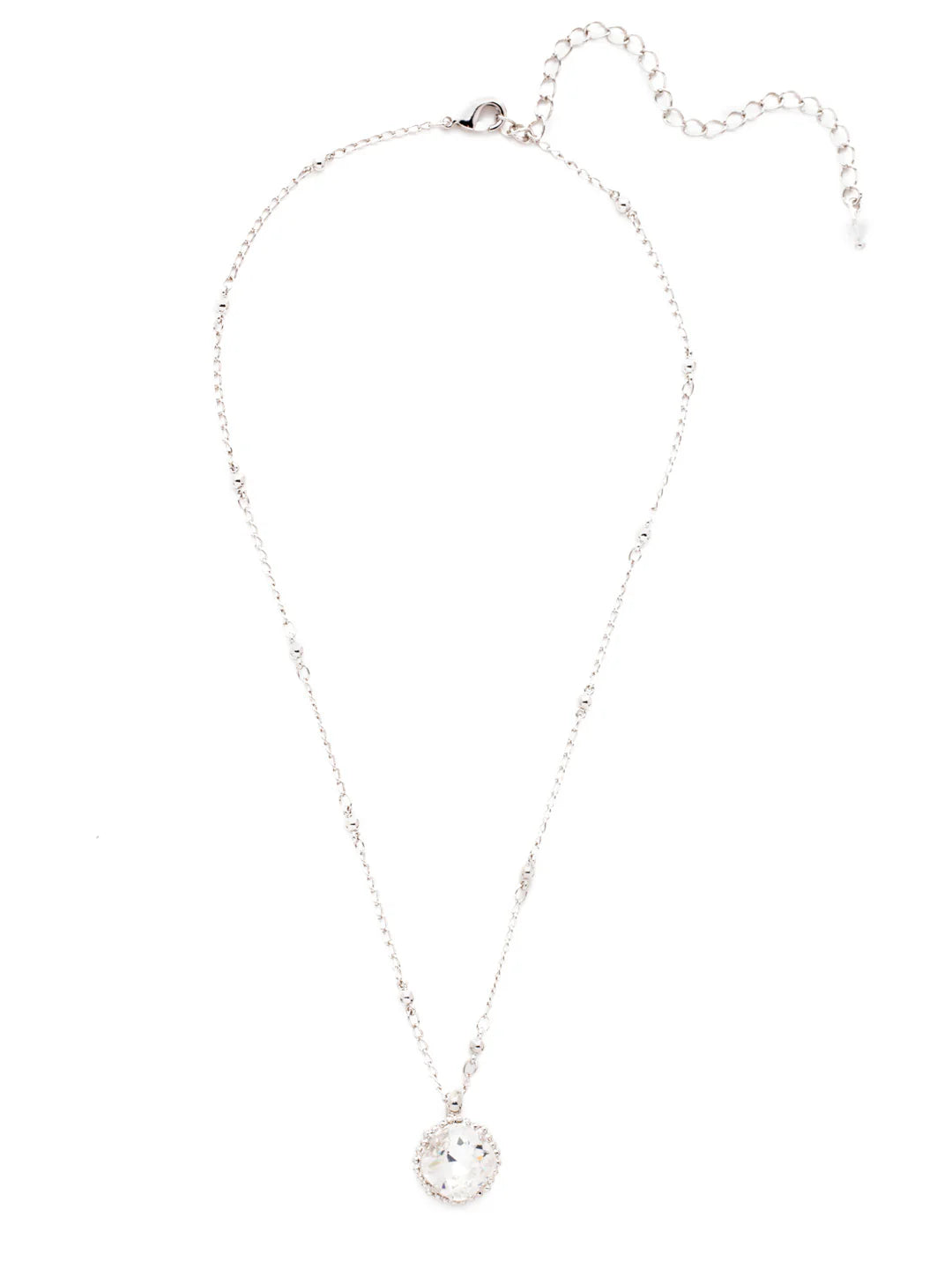 Elizabeth Sparkle Necklace | Silver