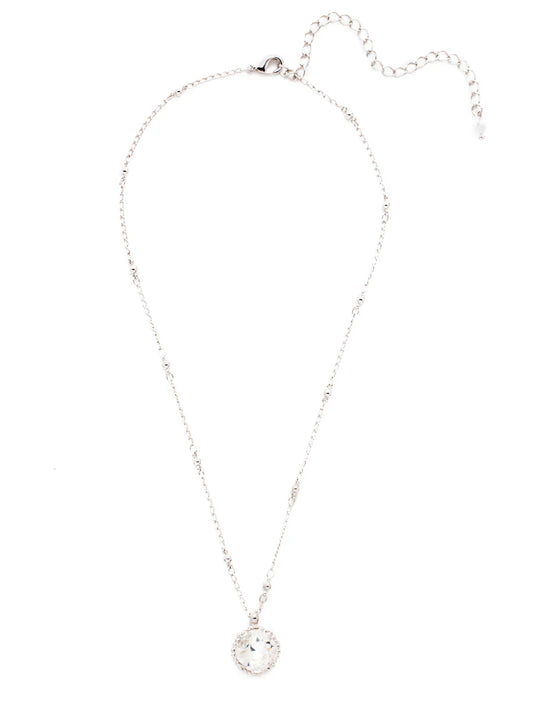 Elizabeth Sparkle Necklace | Silver