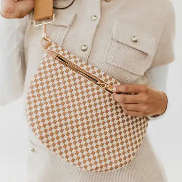 Bum Checkered Bag | Tan