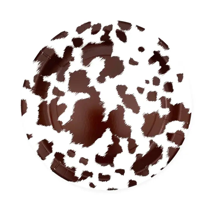 Brown Cowhide Plates