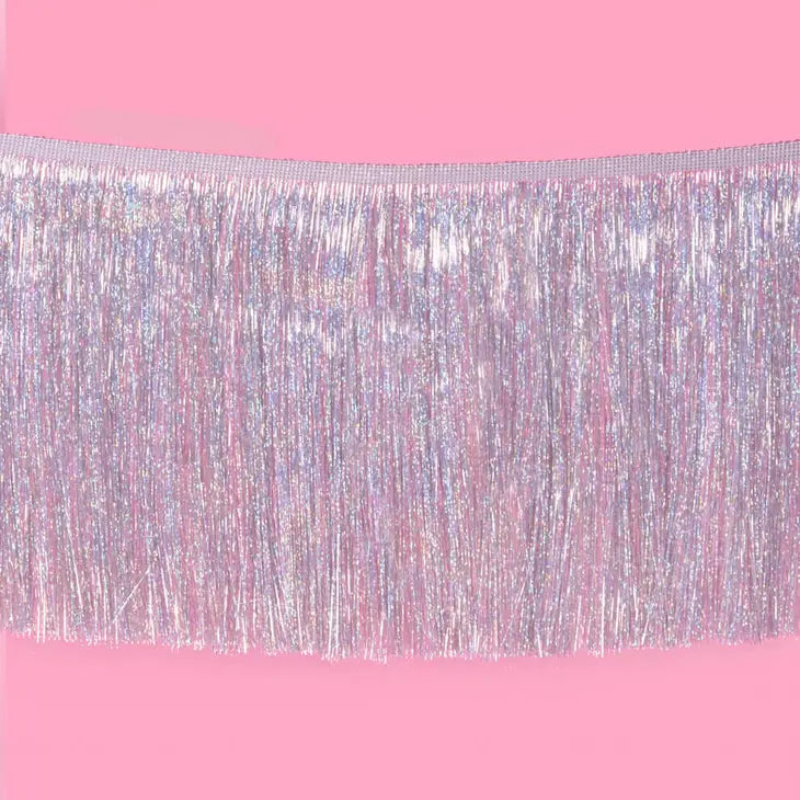 Silver Tinsel Banner