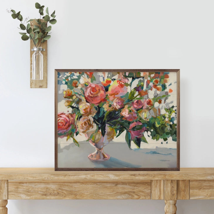 Wooden Painting | Roses