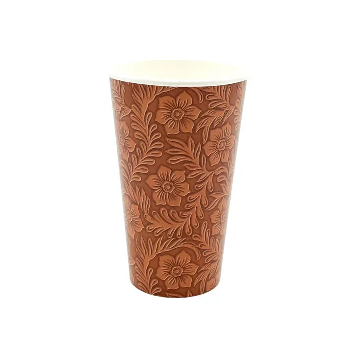 Tooled Leather Cups