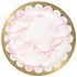 Pink Marble Plates